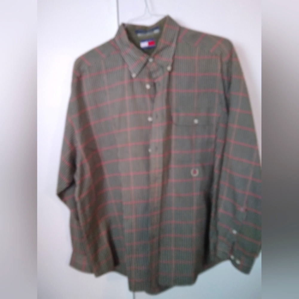 Men's Tommy Hilfiger long sleeve shirt.